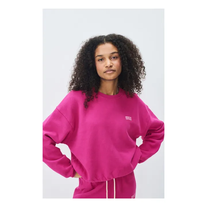 Sweatshirt Izubird | Fuchsie- Produktbild Nr. 1
