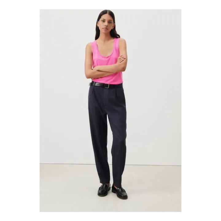 Jacksonville U-Ausschnitt Tank Top | Neonrosa- Produktbild Nr. 2
