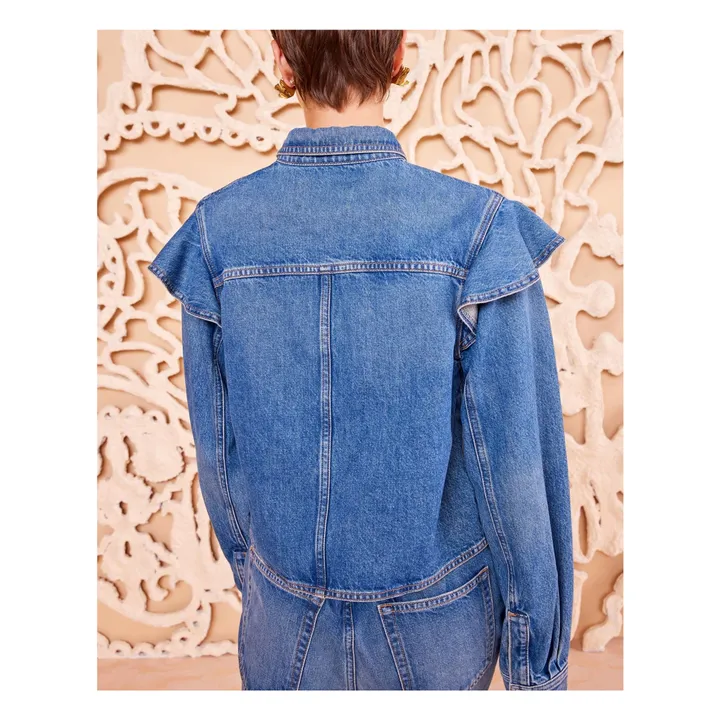 The Mathilde Denim Jacket | Washed Blue- Product image n°2