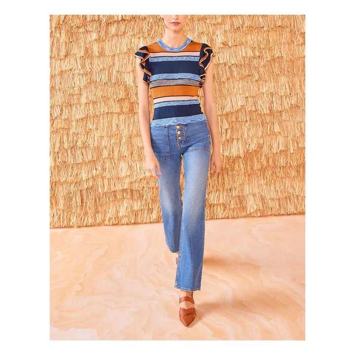 Top Cecile Maille | Azul- Imagen del producto n°1