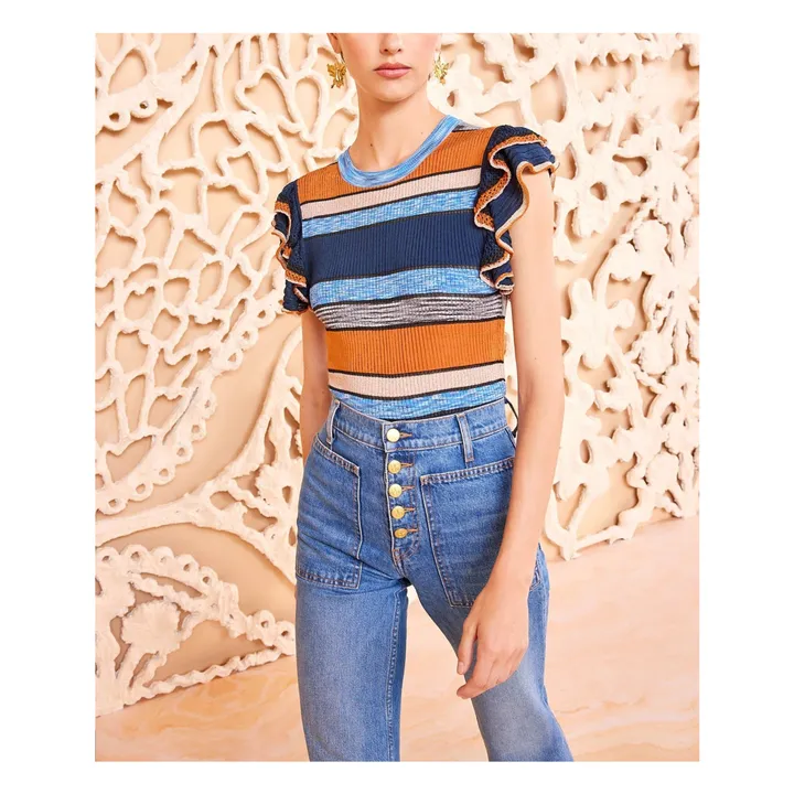 Top Cecile Maille | Azul- Imagen del producto n°0