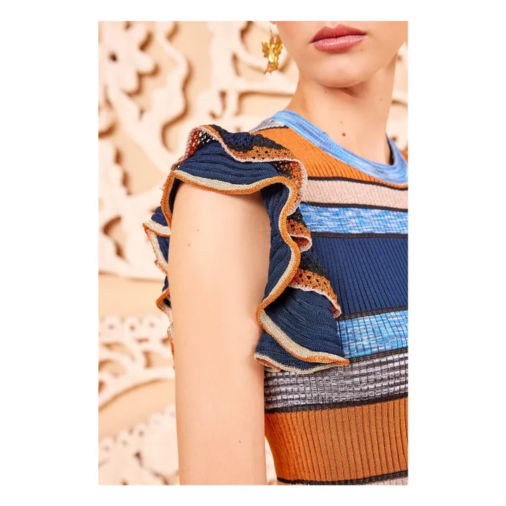 Top Cecile Maille | Azul- Imagen del producto n°3