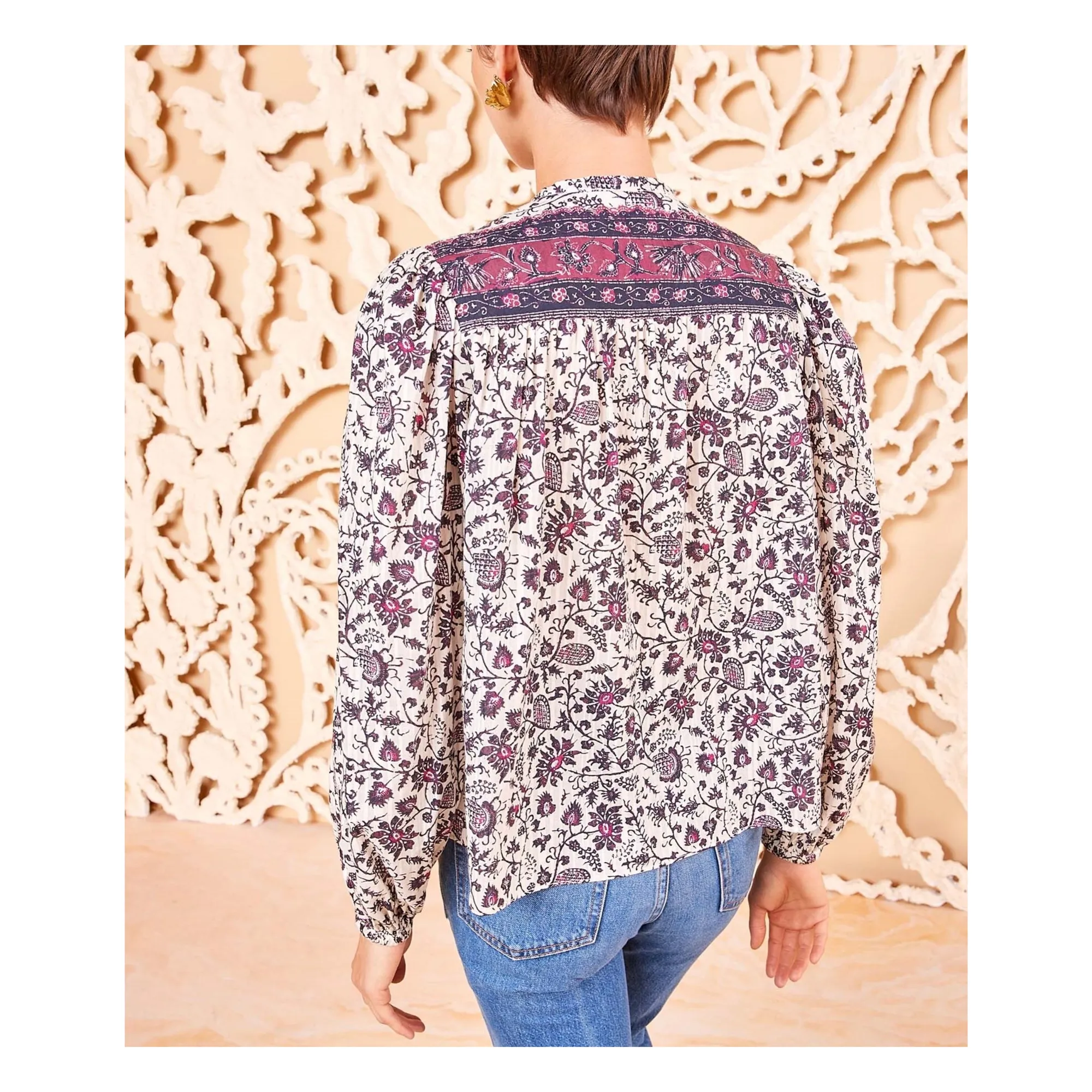 Blouse Tillie | Ecru- Image produit n°2