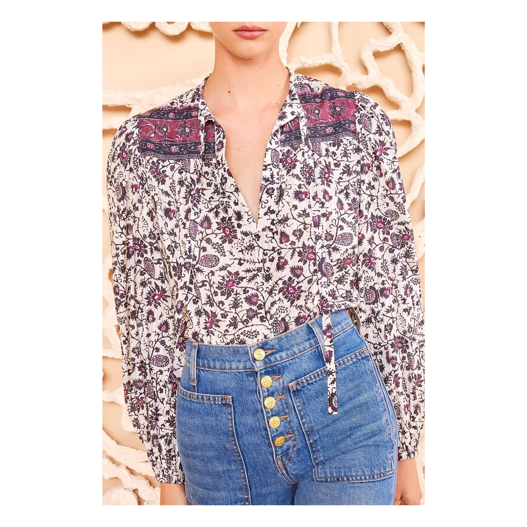 Blouse Tillie | Ecru- Image produit n°3