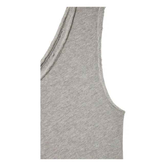 U-neck long dress Sonoma | Heather grey