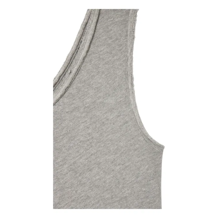 Robe Longue Col U Sonoma | Gris chiné- Image produit n°3