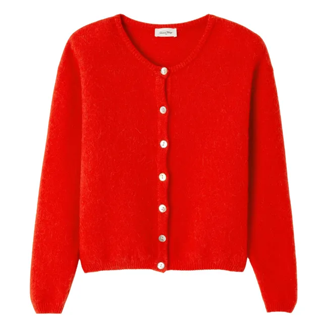 Vitow Alpaca and Wool Vest | Red