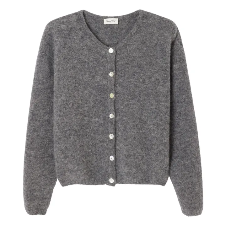 Gilet Vitow Alpaga et Laine | Acier- Image produit n°0