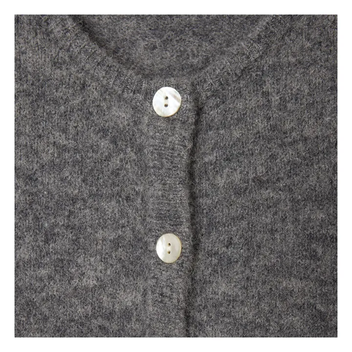 Gilet Vitow Alpaga et Laine | Acier- Image produit n°3