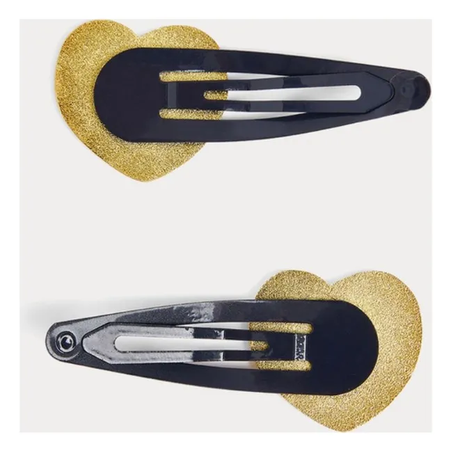 Set di 2 fermagli per capelli Enaja | Blu marino