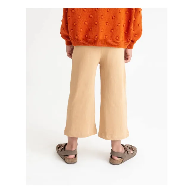 Organic Cotton Trousers | Camel