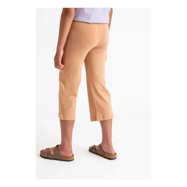 Organic Cotton Trousers | Peach