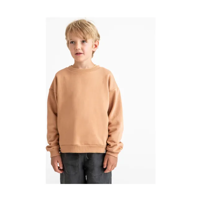 Sweatshirt Bio-Baumwolle | Pfirsichfarben