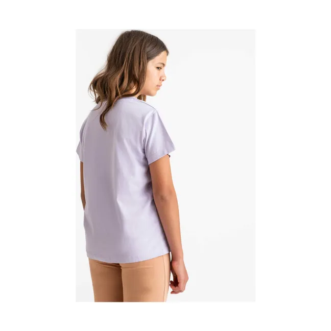 T-Shirt Coton Bio | Lilas