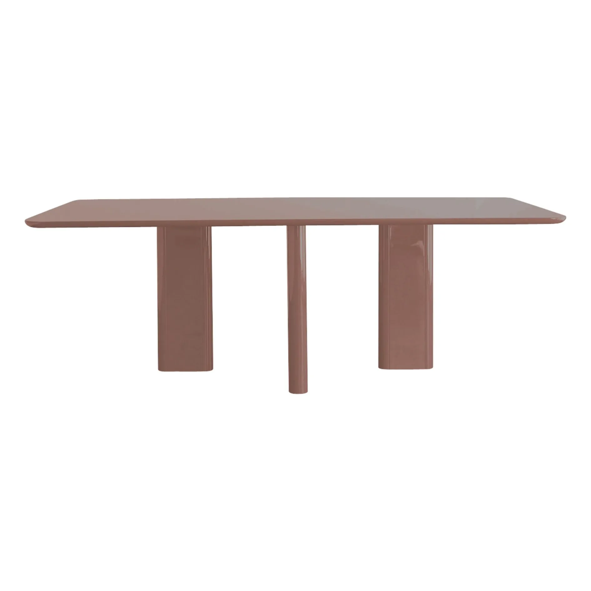 Gabrielle Paris Cranberry Joe Lacquered Rectangular Dining Table