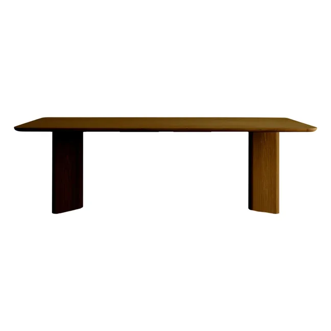 Tavolo da pranzo rettangolare in finitura teak Victoire | Teak