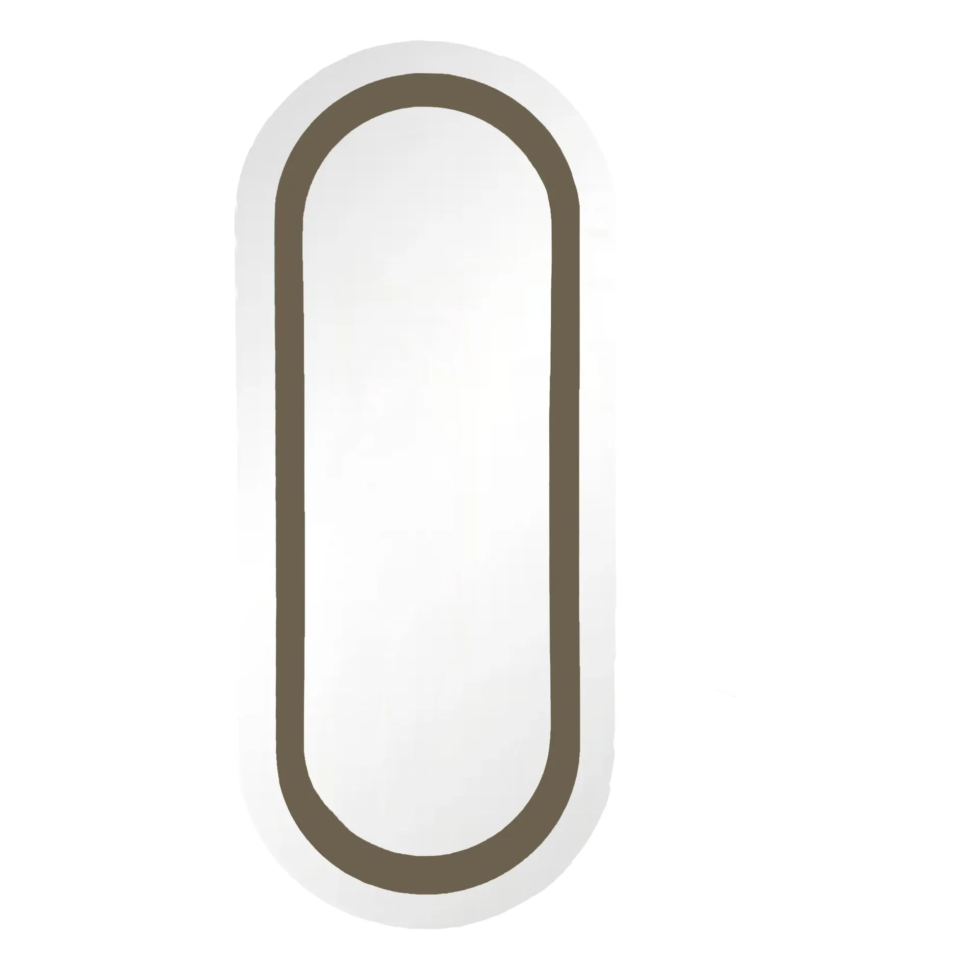 Gabrielle Paris Khaki Victor Lacquered Wood Mirror
