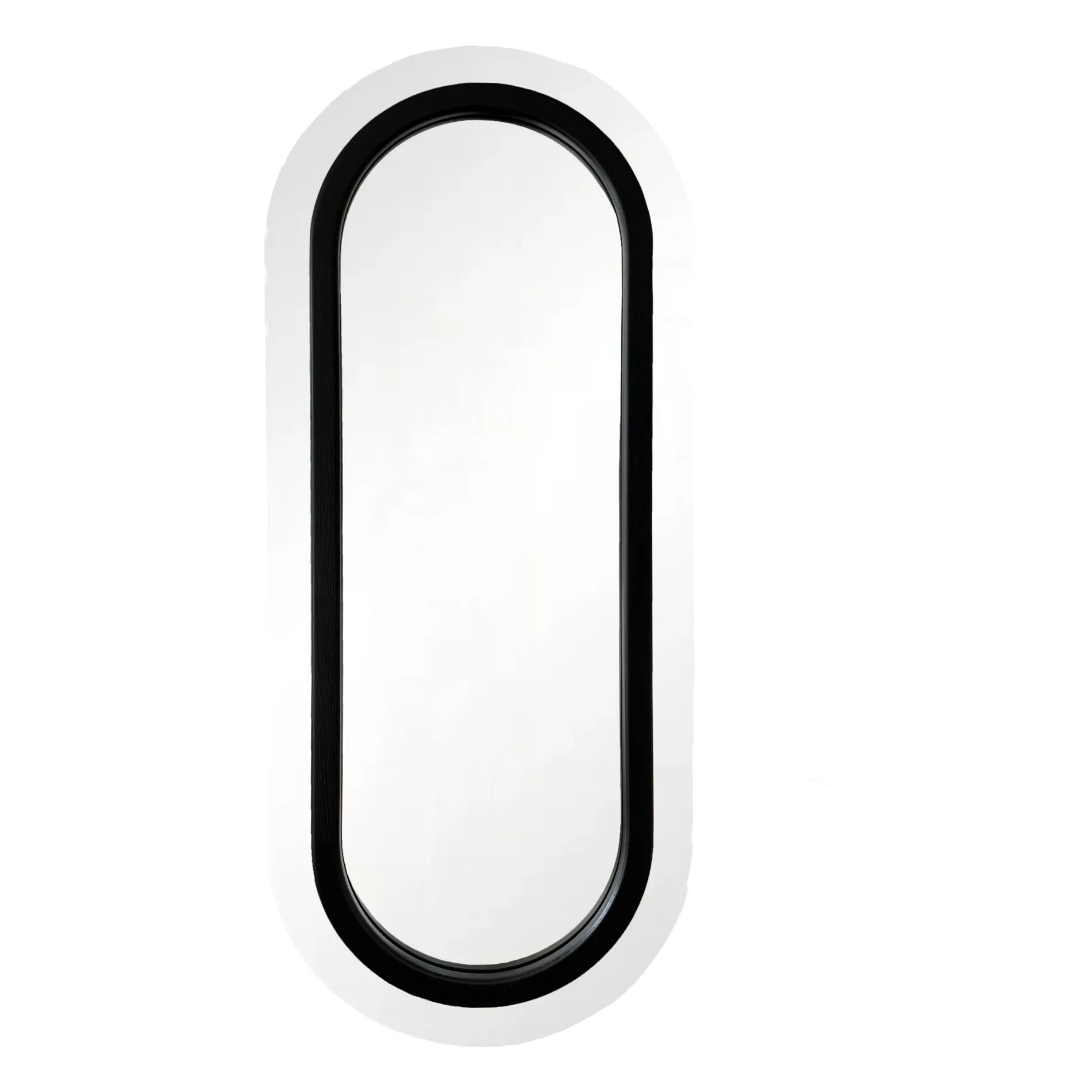 Gabrielle Paris Black Victor Mirror In Stained Ash