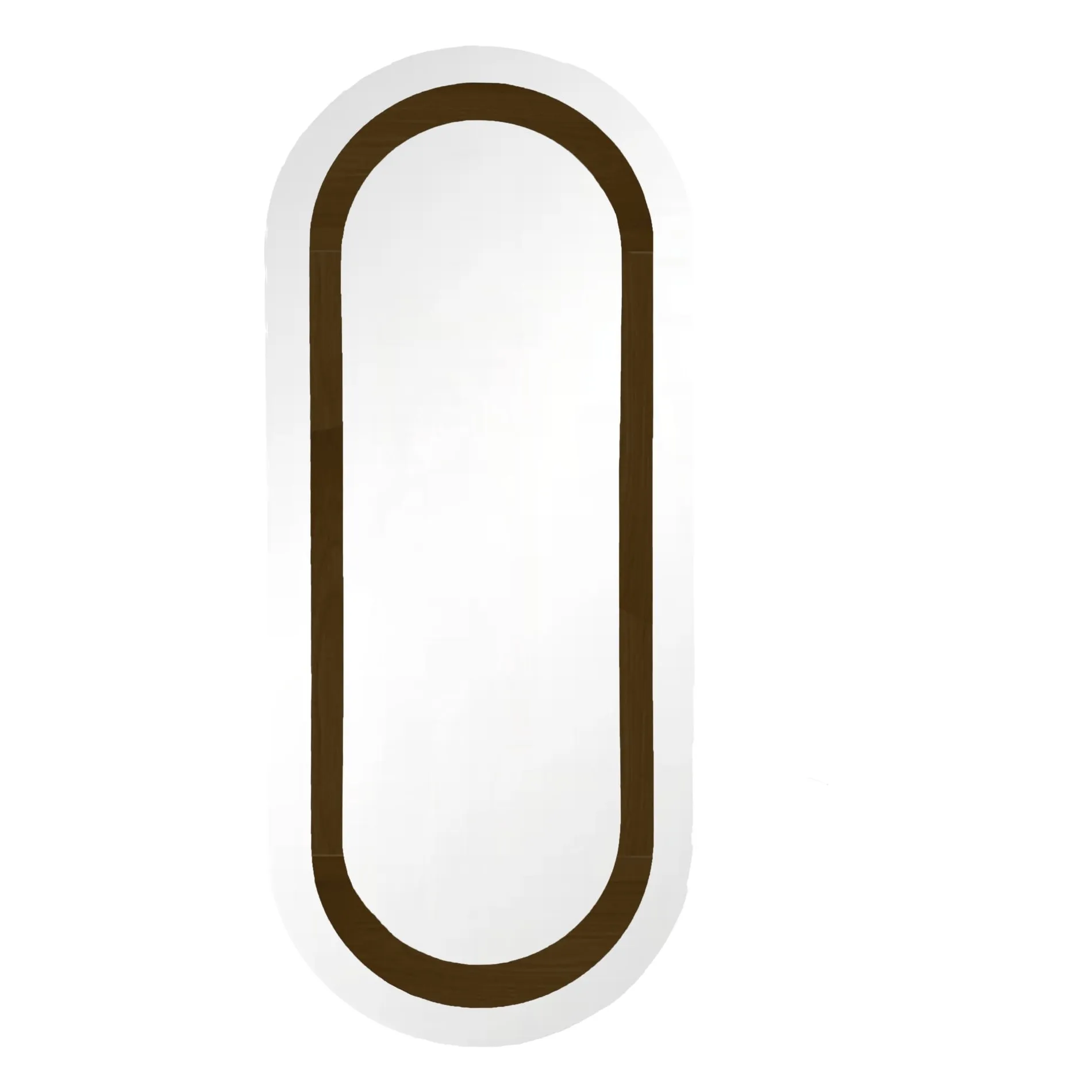 Gabrielle Paris Walnut Victor Mirror In -Finish Ash