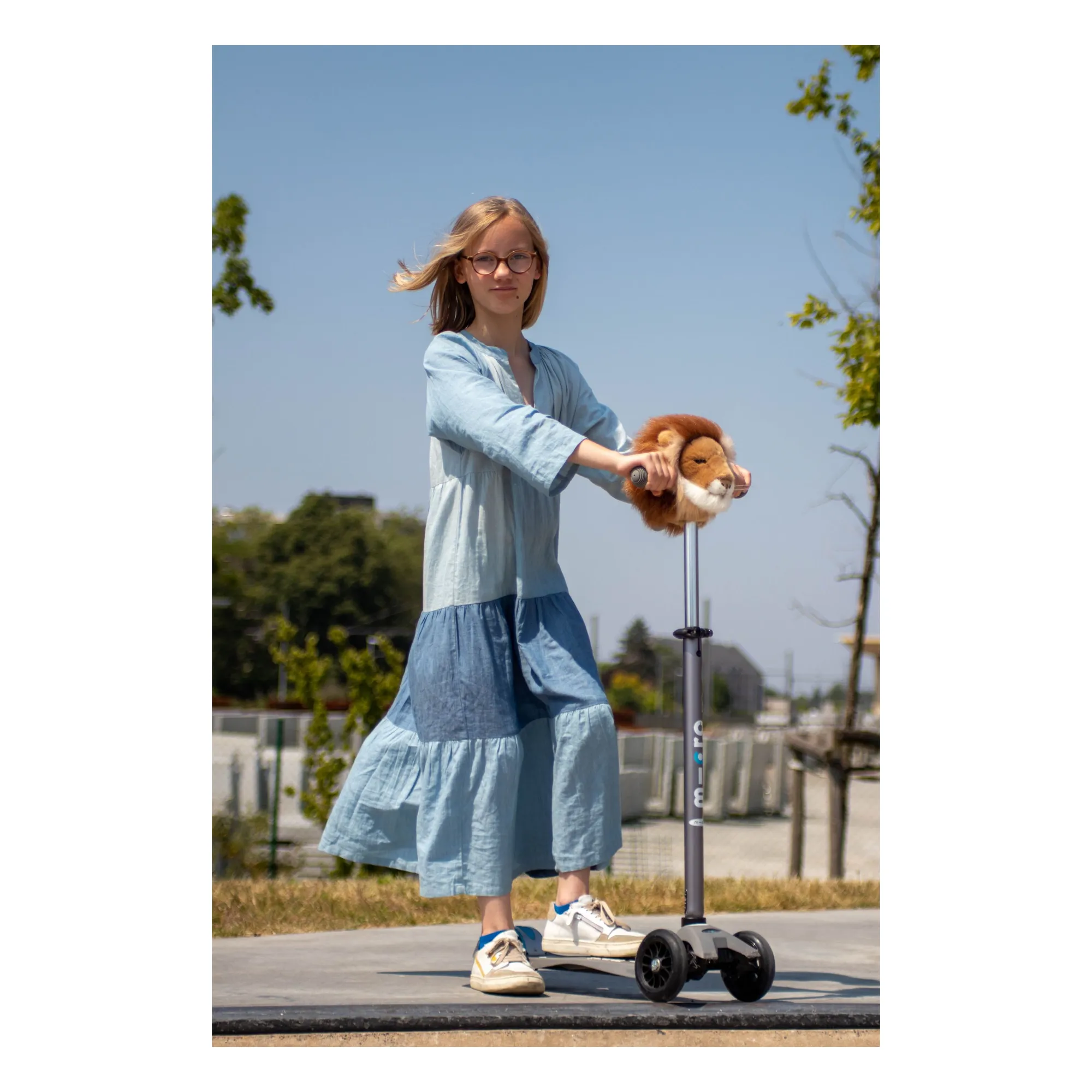 Lion scooter head | Brown- Product image n°2