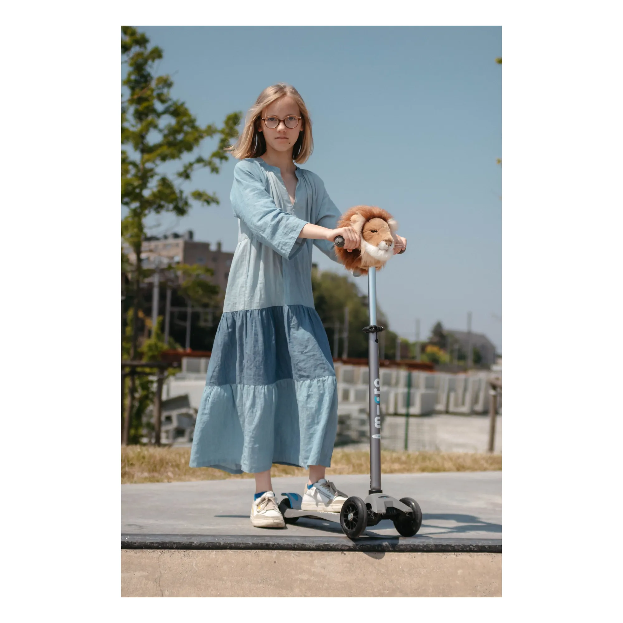 Lion scooter head | Brown- Product image n°3