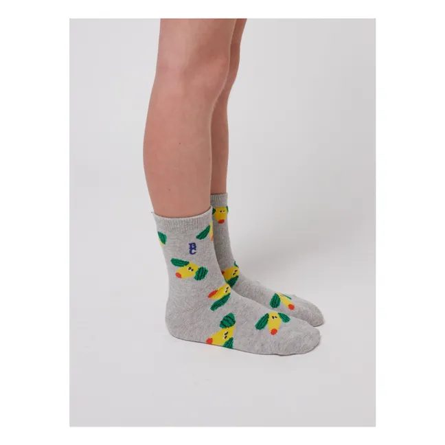 Calcetines de algodón ecológico para perros | Gris Jaspeado