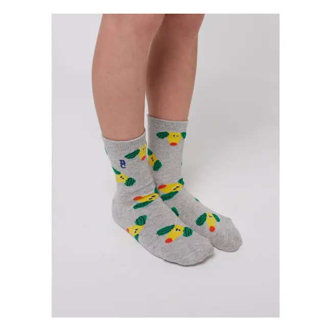 Calcetines de algodón ecológico para perros | Gris Jaspeado