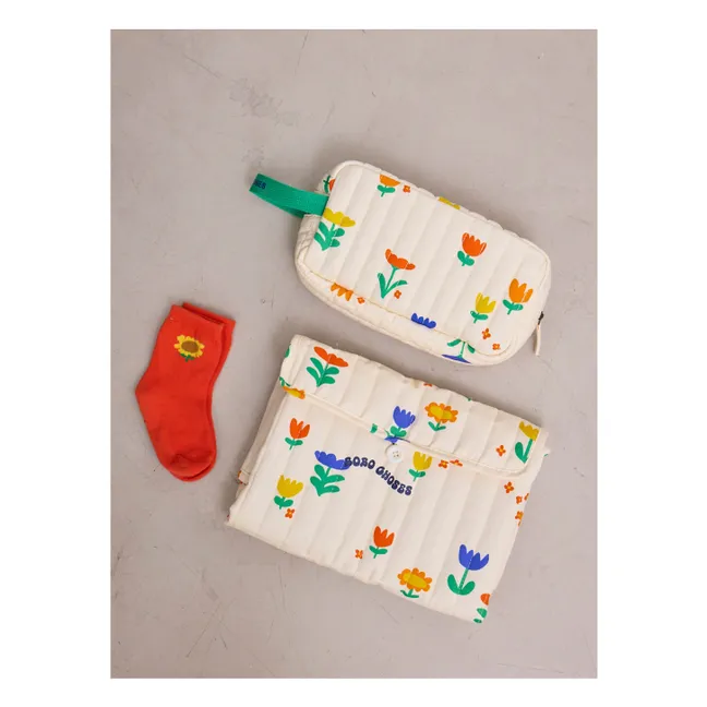 Trousse Fleurs | Ecru