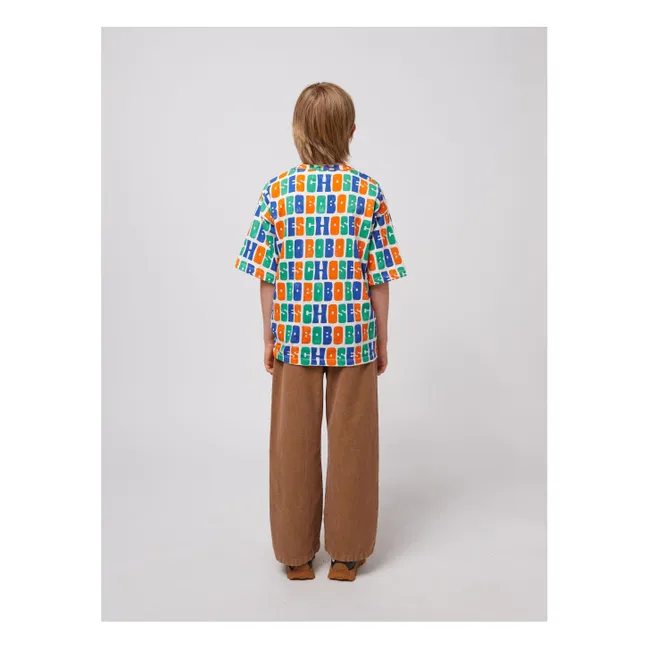 Pantalon Coton Bio et Fibres Recyclées | Brun