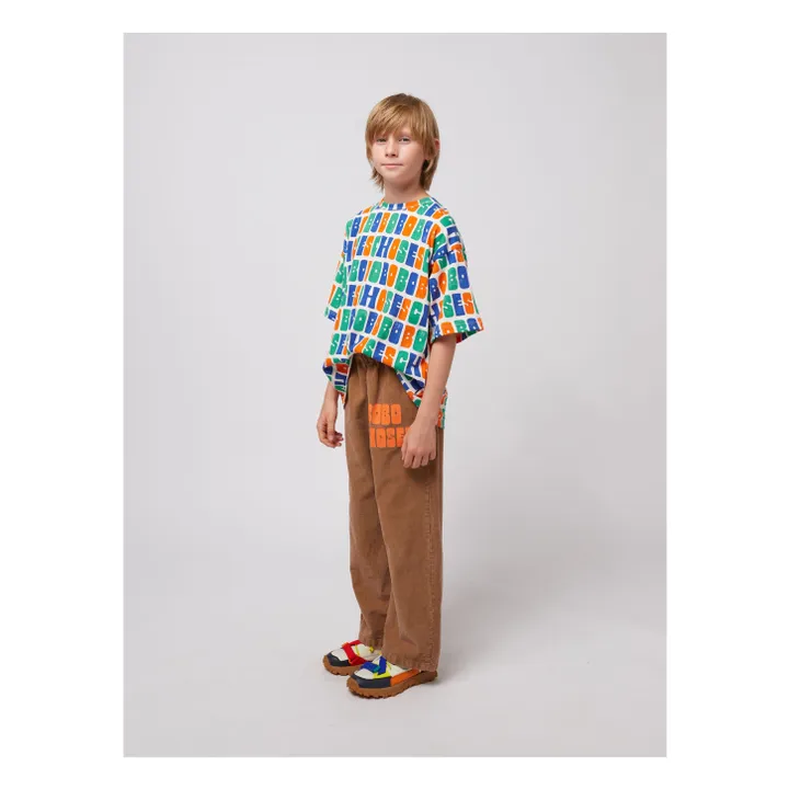 Pantalon Coton Bio et Fibres Recyclées | Brun- Image produit n°2