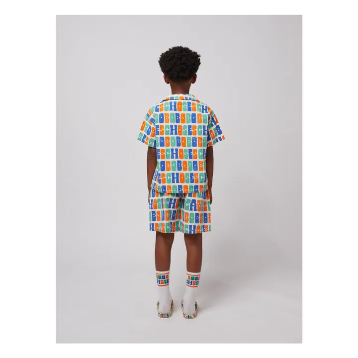 Short Choses Coton Bio | Ecru- Image produit n°7