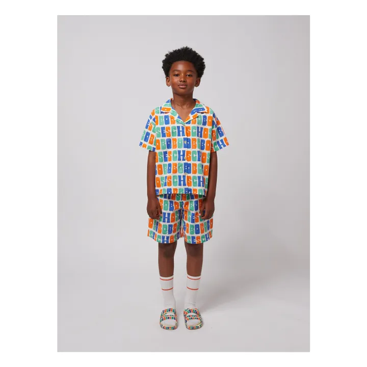 Short Choses Coton Bio | Ecru- Image produit n°6