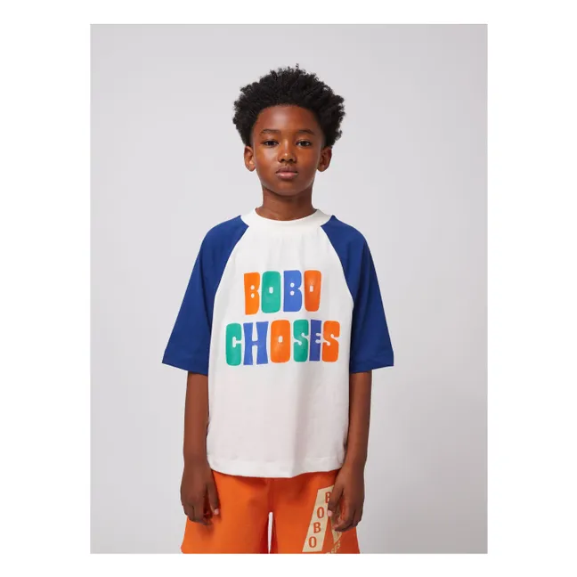 T-Shirt Ranglan Coton Bio | Blanc