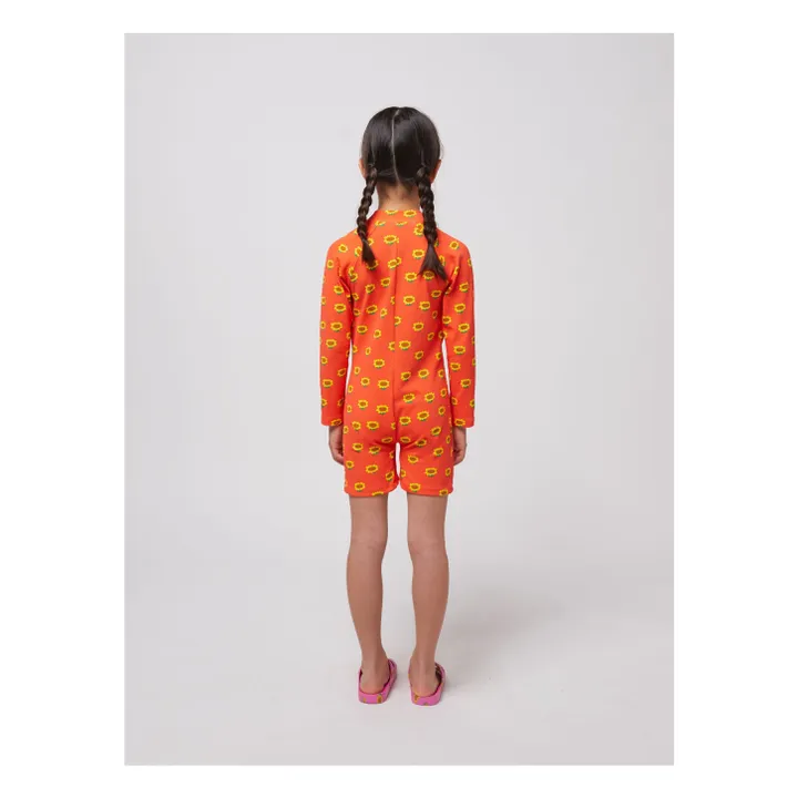 Combinaison de Bain Tournesol Fibres Recyclées | Rouge- Image produit n°5