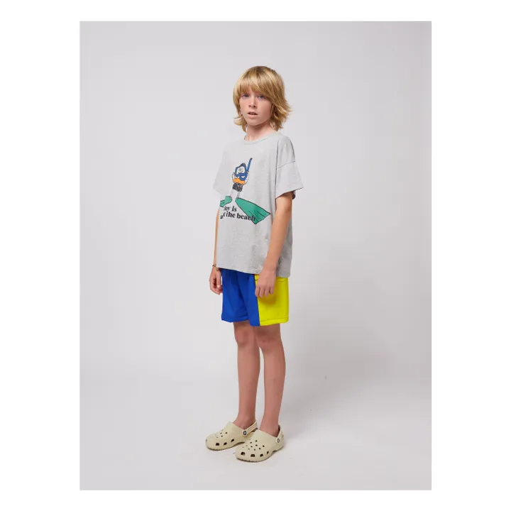 Short de Bain Colorblock | Bleu- Image produit n°5