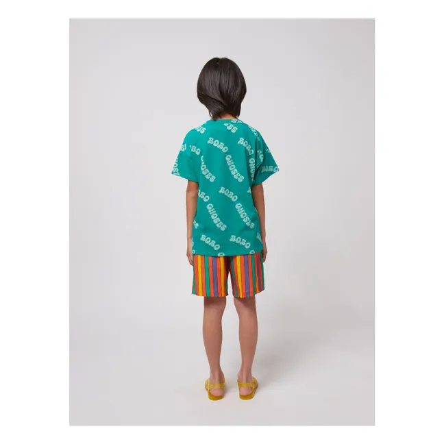 Short de Bain Rayure | Rouge