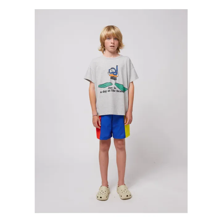 Short de Bain Colorblock | Bleu- Image produit n°2