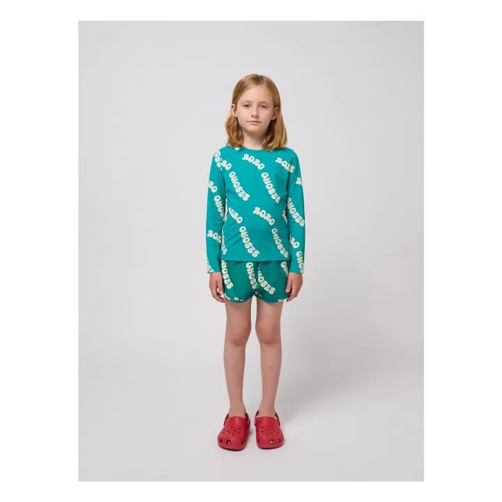 T-Shirt Anti-UV Bobo Fibres Recyclées | Vert- Image produit n°2