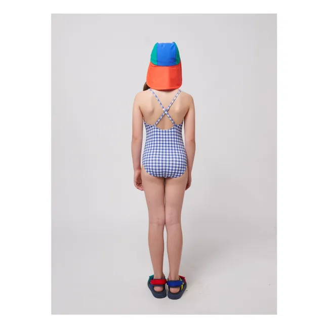 Vichy Recycled Fibers Swimsuit | Navy blue