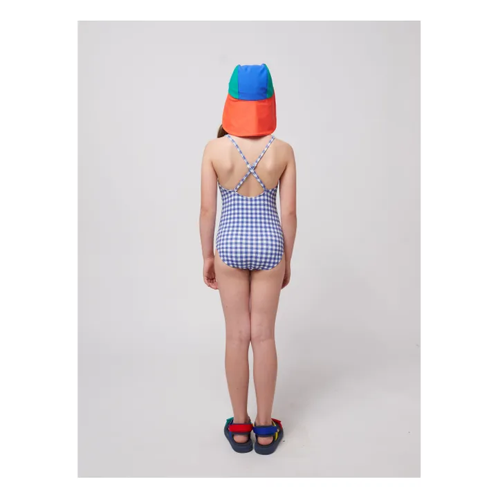 Maillot de Bain Vichy Fibres Recyclées | Bleu marine- Image produit n°5