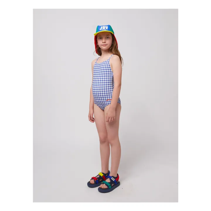 Maillot de Bain Vichy Fibres Recyclées | Bleu marine- Image produit n°2