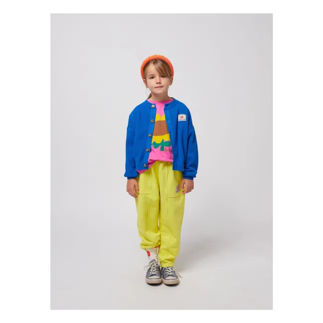 Cardigan in cotone biologico | Blu