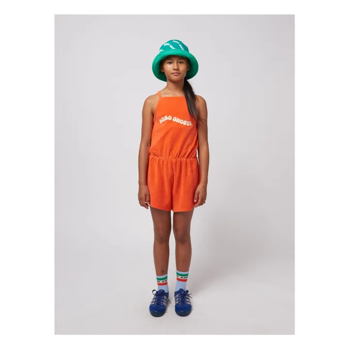 Combishort Bobo Eponge Bio | Rouge- Image produit n°1