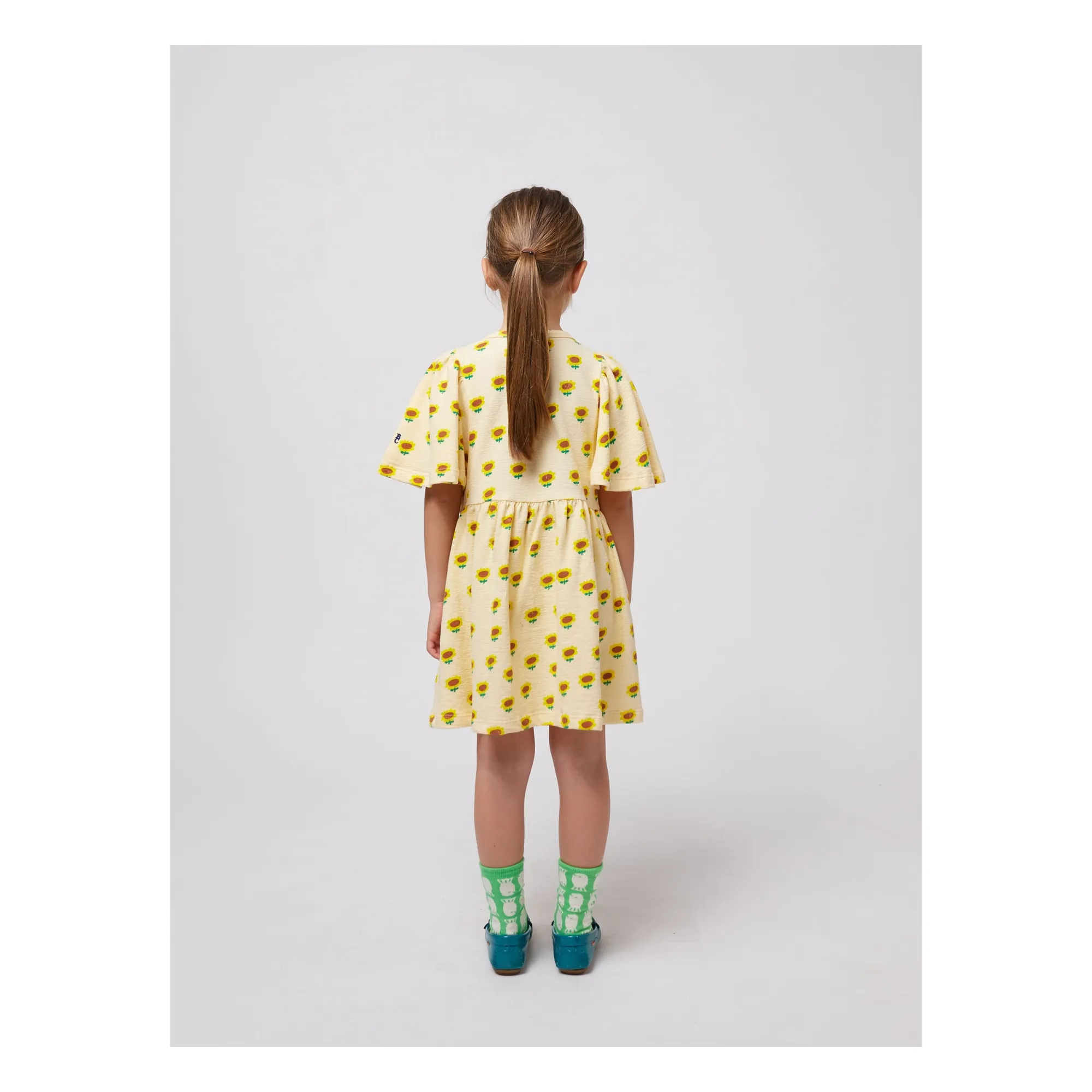Robe Tournesol Coton Bio | Crème- Image produit n°4