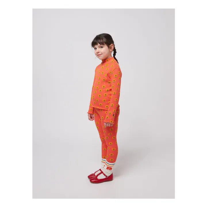 Legging Tournesols | Rouge- Image produit n°2