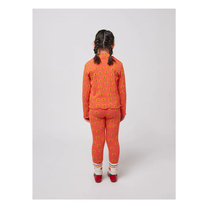 Legging Tournesols | Rouge- Image produit n°4
