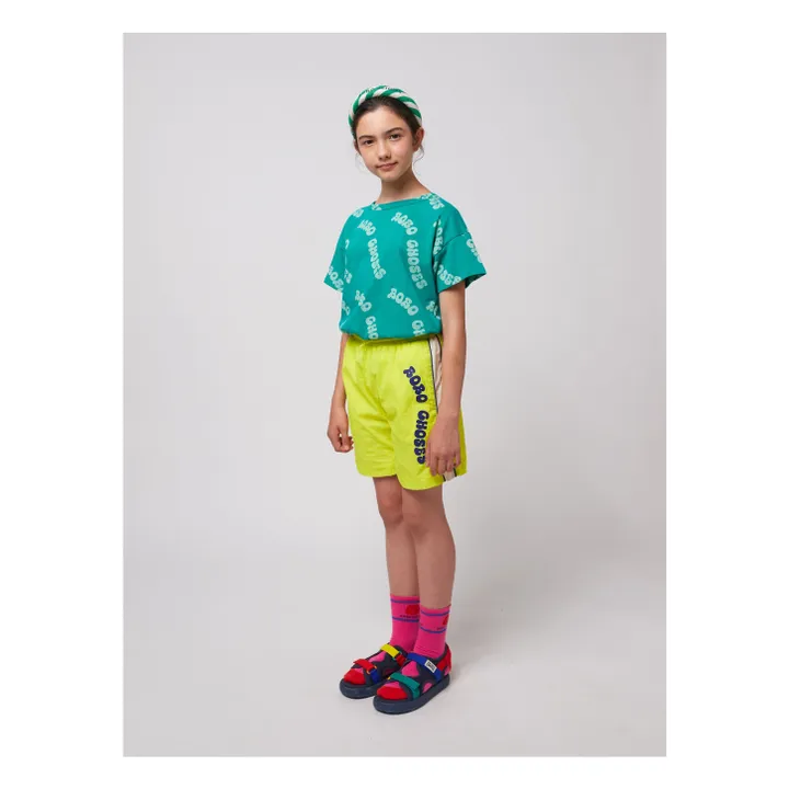 Short Bobo Fibres Recyclées | Jaune- Image produit n°5