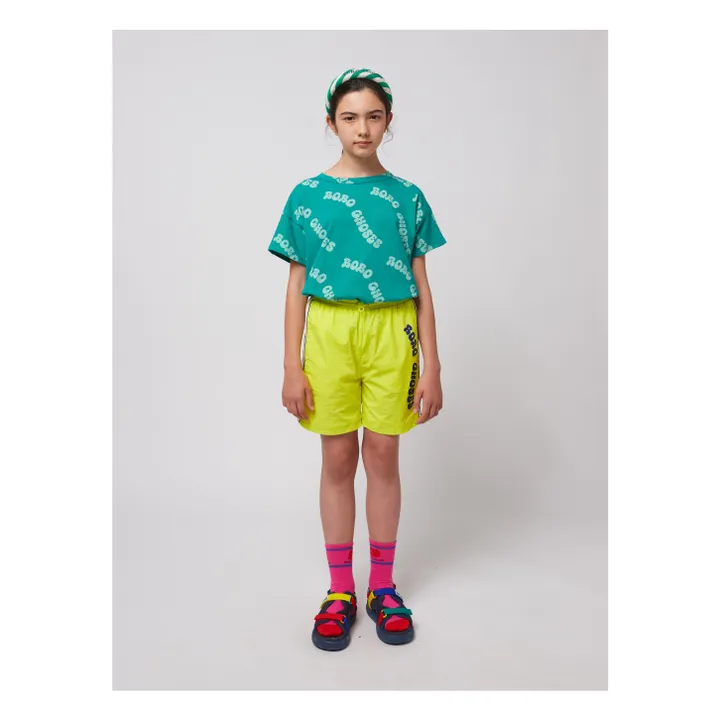 Short Bobo Fibres Recyclées | Jaune- Image produit n°2