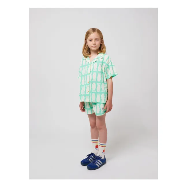 Shorts Poisson Voile aus Bio-Baumwolle | Grün