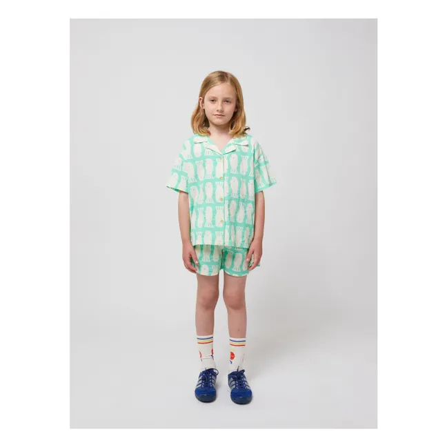 Shorts Poisson Voile aus Bio-Baumwolle | Grün